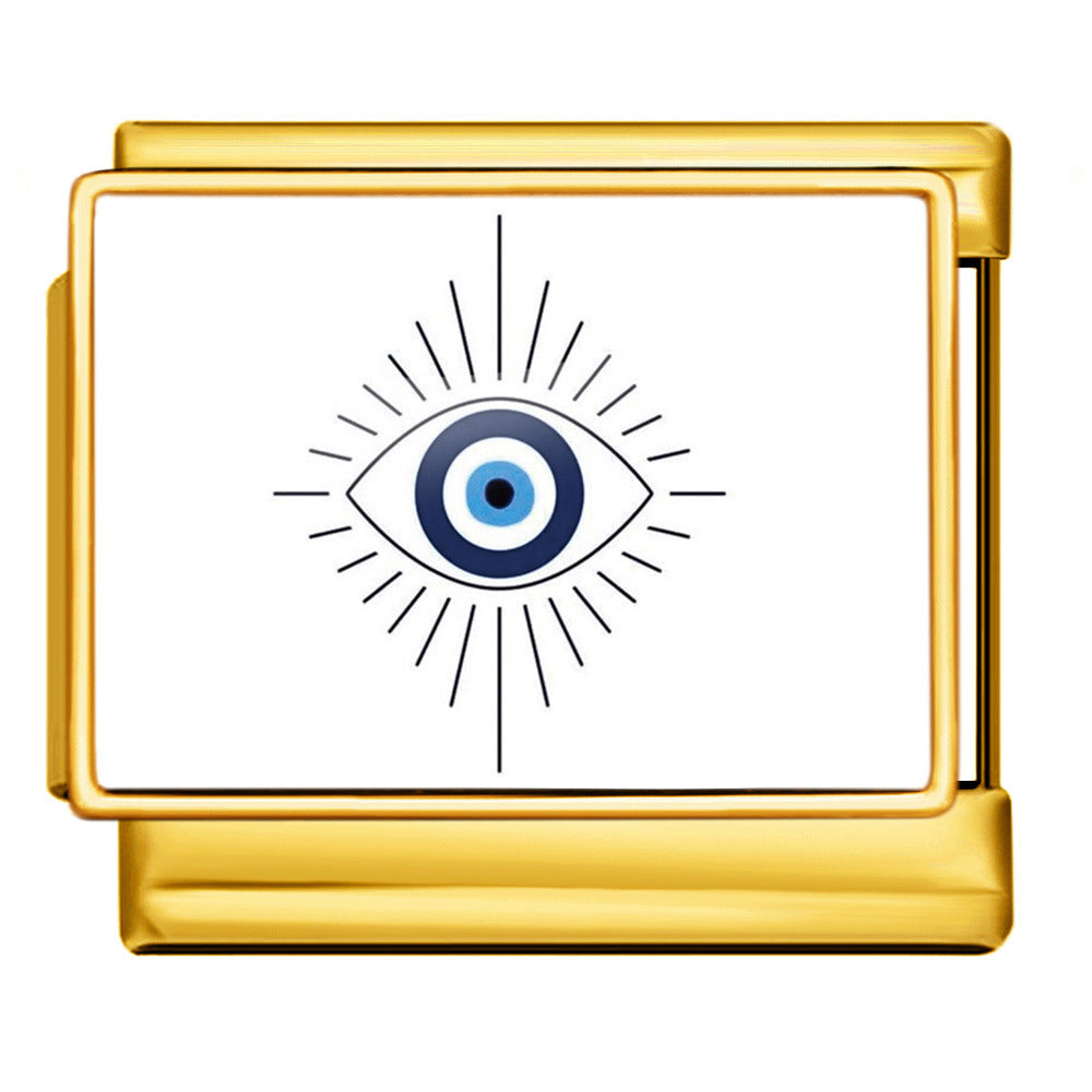 Wholesale  Italian Charm Bracelet 9mm DIY elastic personalized  Creative Stainless Steel Composable Bracelet