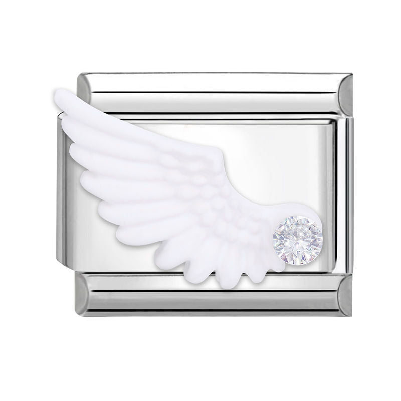 Wholesale  Italian modular bracelet 9mm DIY splicing detachable stainless steel letter flower combinable bracelet