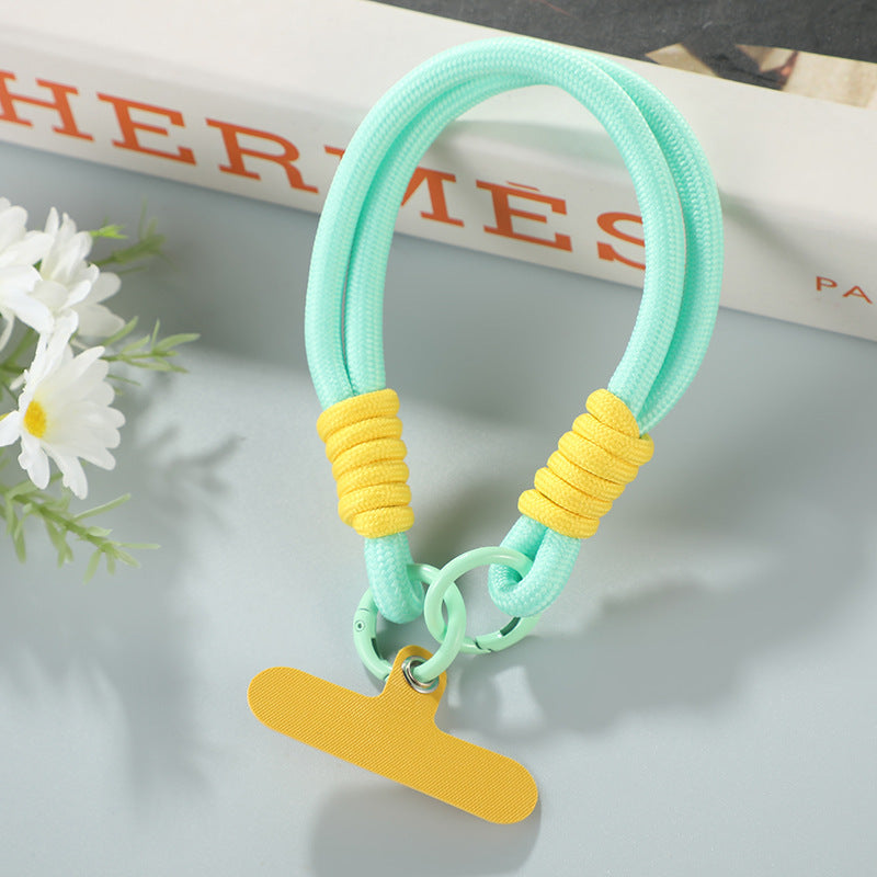 Wholesale Color matching mobile phone lanyard keychain