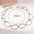 Wholesale Alloy Geometric Circle Stitching Chain Necklace