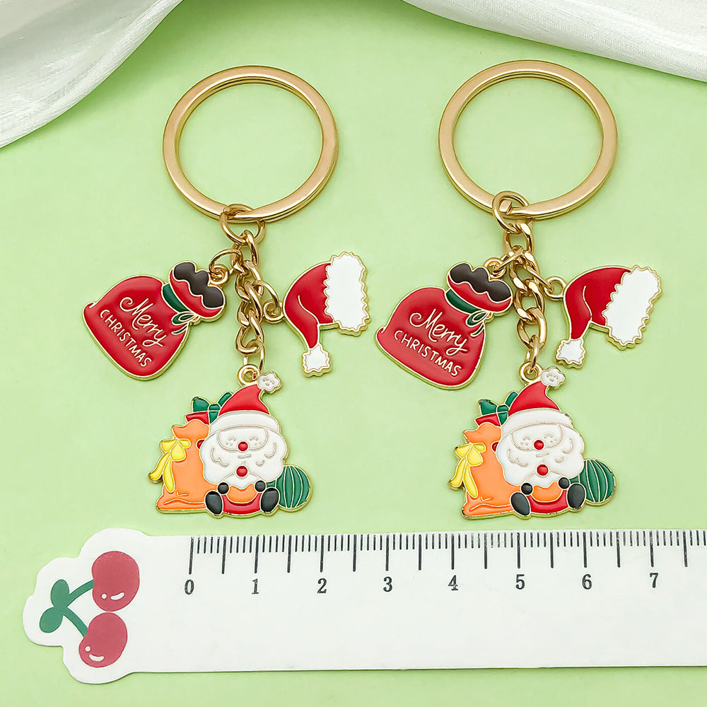 Wholesale Cute cartoon Christmas keychain