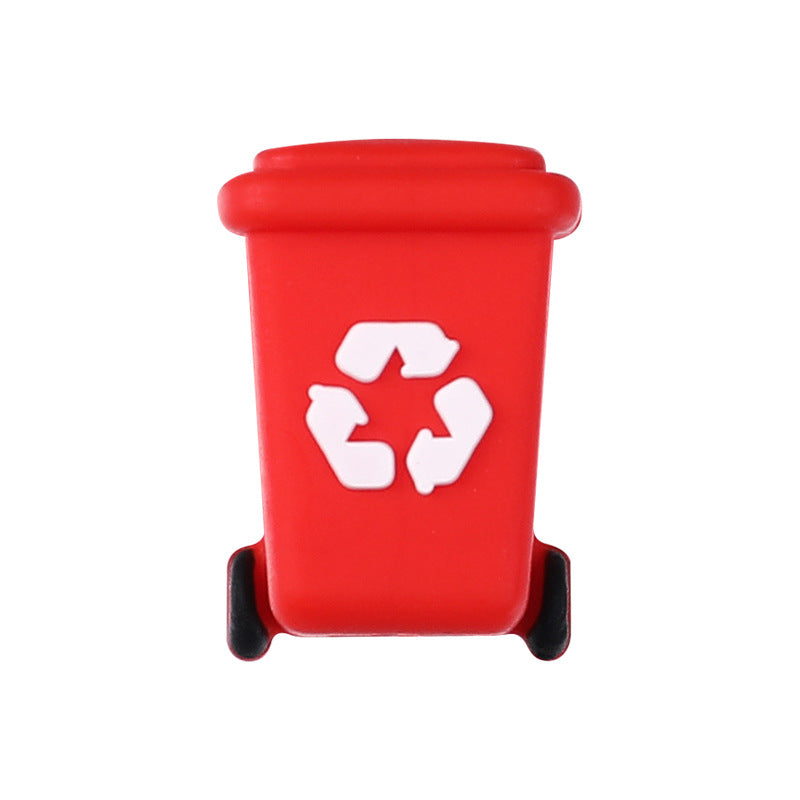 Wholesale 20pcs Trash Can Focal Beads DIY Bead Accessories