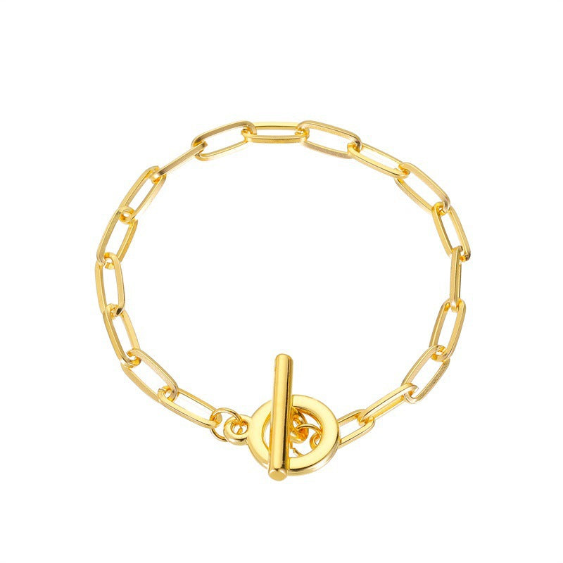 Wholesale OT Buckle Soft Clay Pearl Butterfly Love Bracelet ACC-BT-QW001