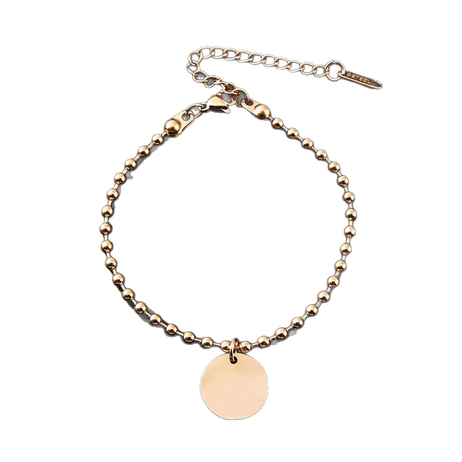 Wholesale Stainless Steel Adjustable Bead Bracelet - Minimalist Style,  Fashion Accessory for Resale