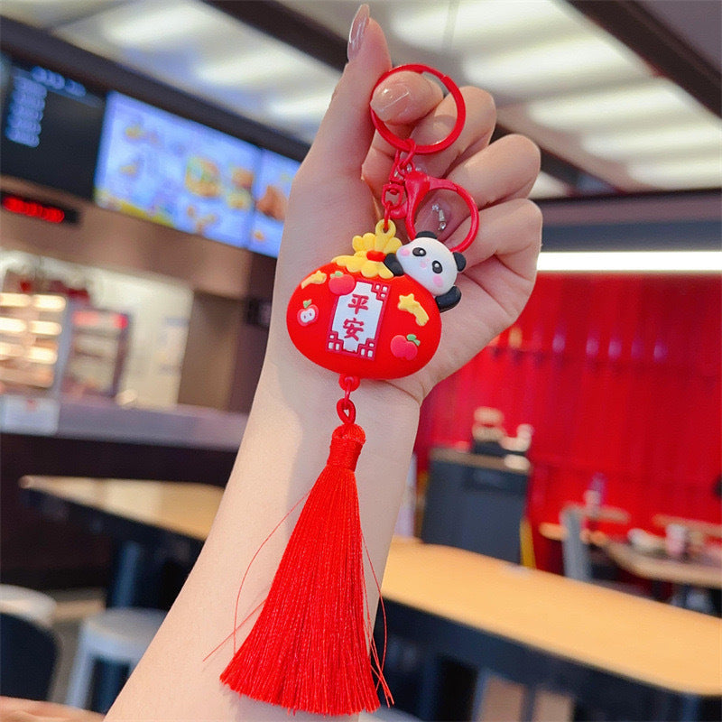 Wholesale Cartoon cute silicone keychain