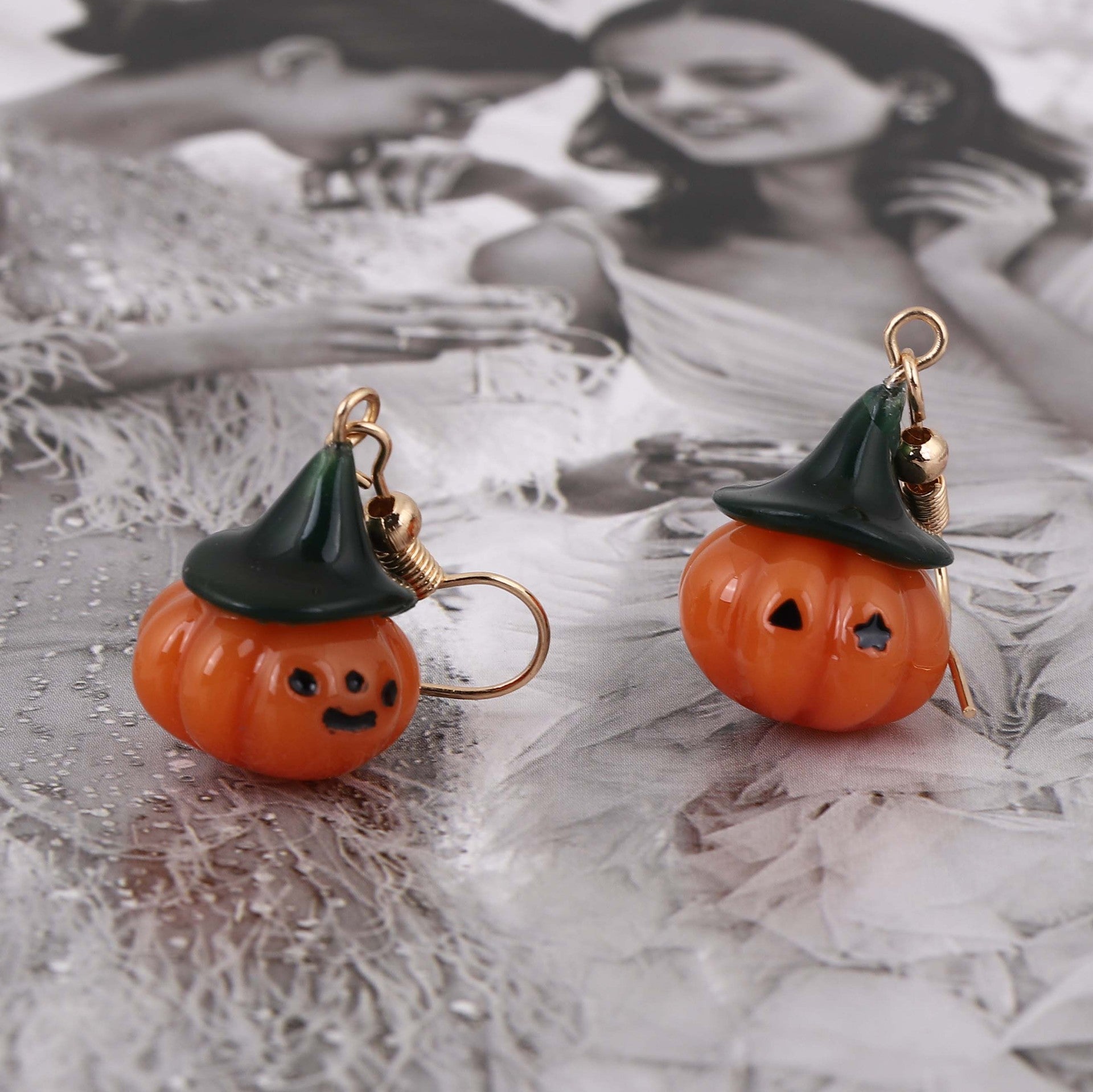 Wholesale  cartoon pumpkin Earrings