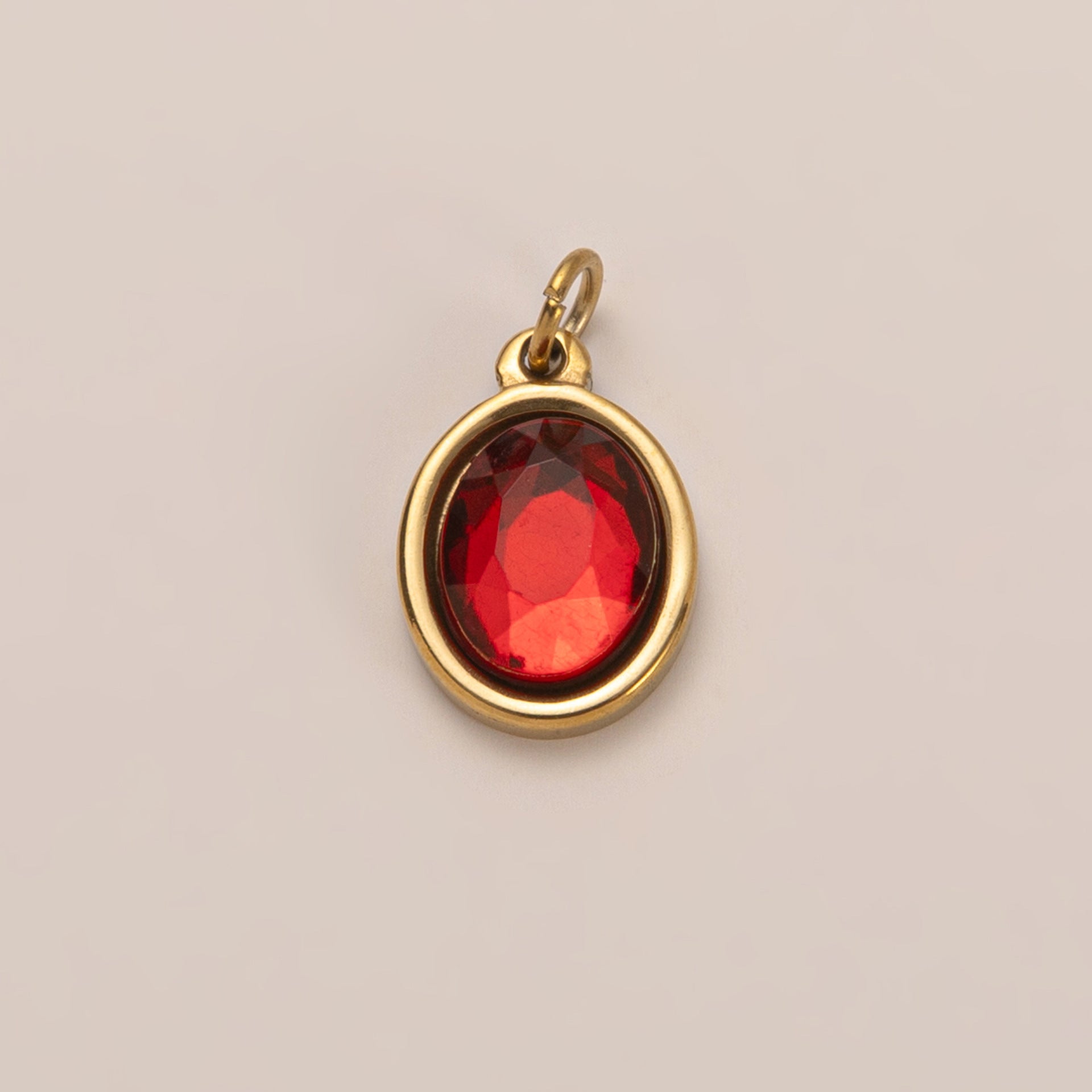 Wholesale Stainless Steel December Birthstone Valentine' s Day DIY Zircon Necklace