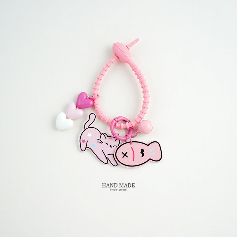 Wholesale cute cartoon acrylic keychains