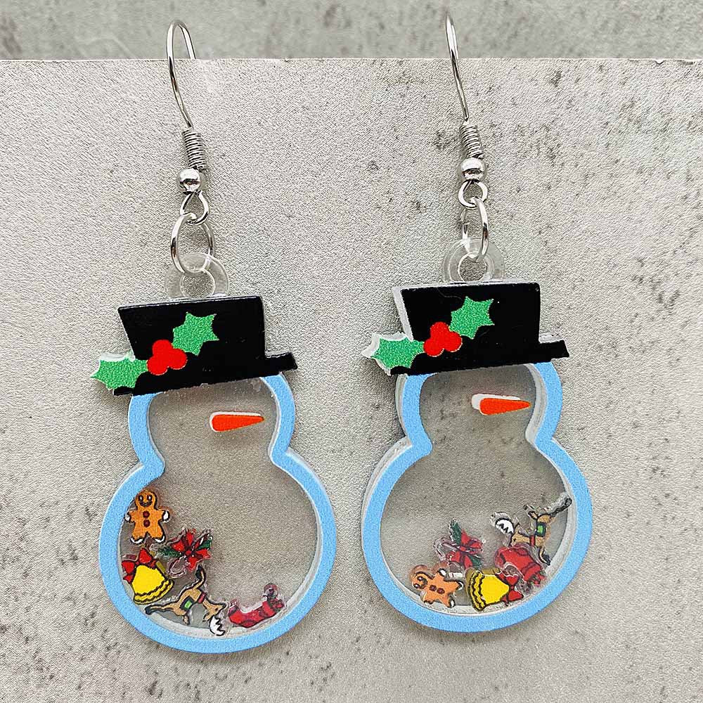Wholesale Christmas Tree Snowman Elk Earrings ACC-ES-ChenY102