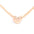 Wholesale cute short gold love necklace