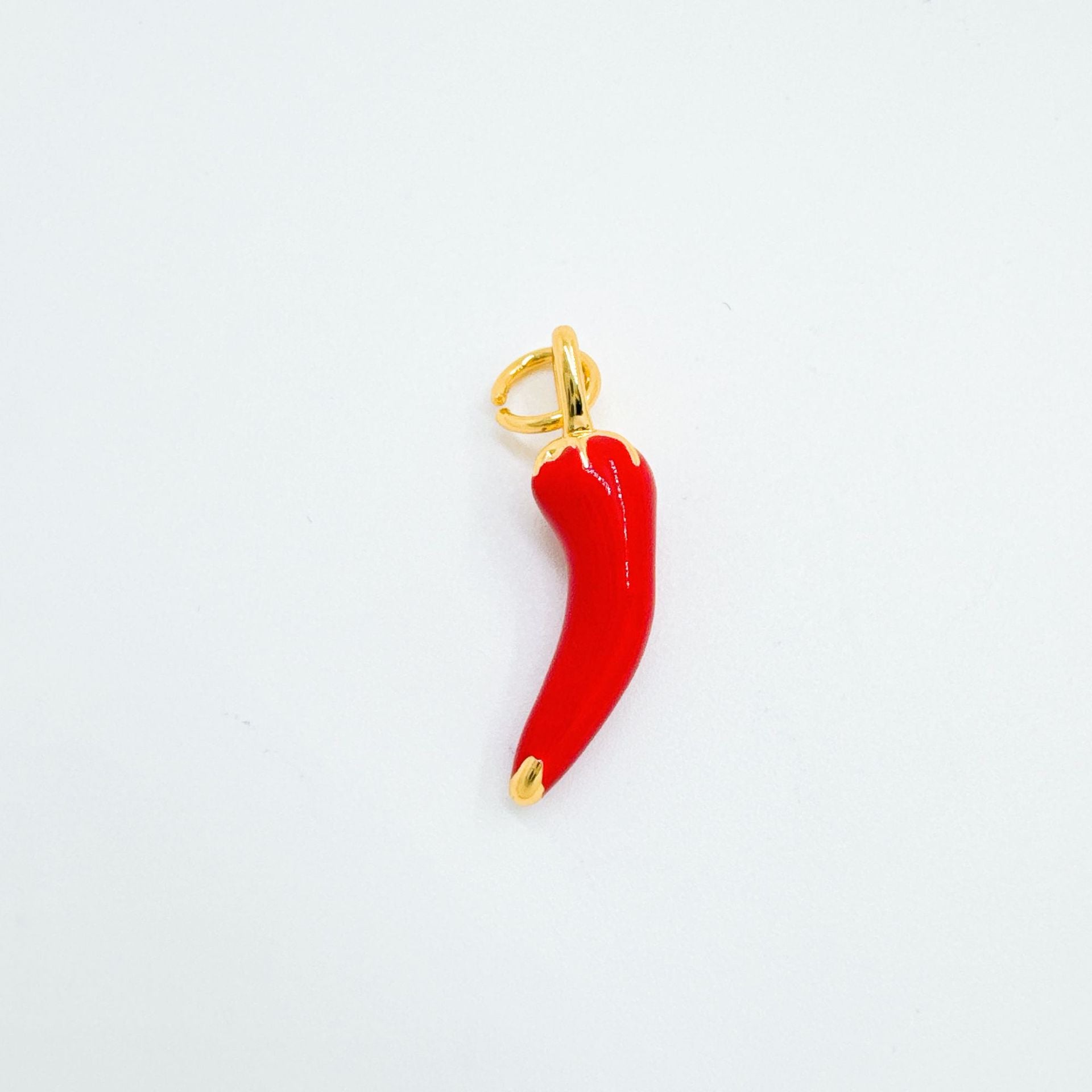 Wholesale Gold Plated Copper Pepper Pendant Necklace Fashion Jewelry Accessory