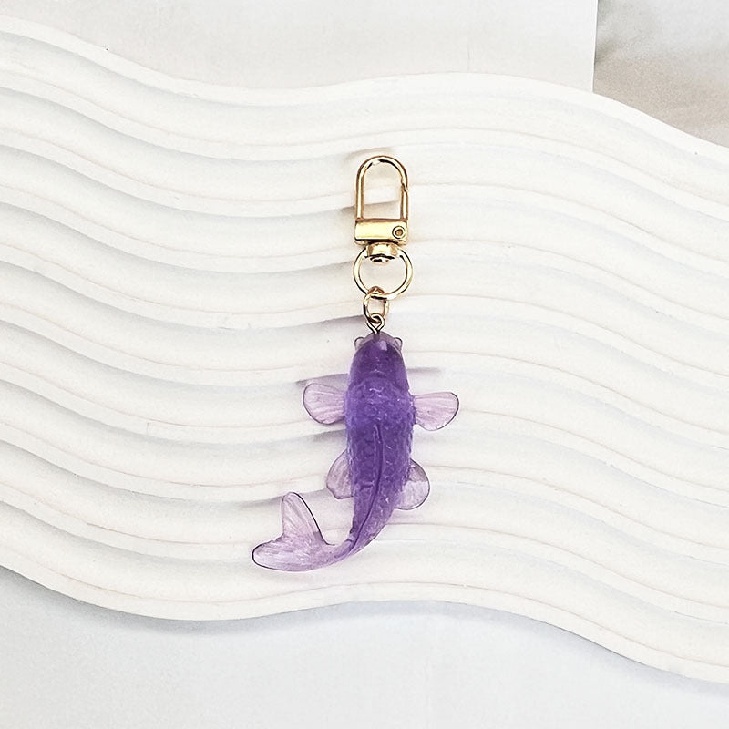 Wholesale Small Goldfish Resin Creative Keychains