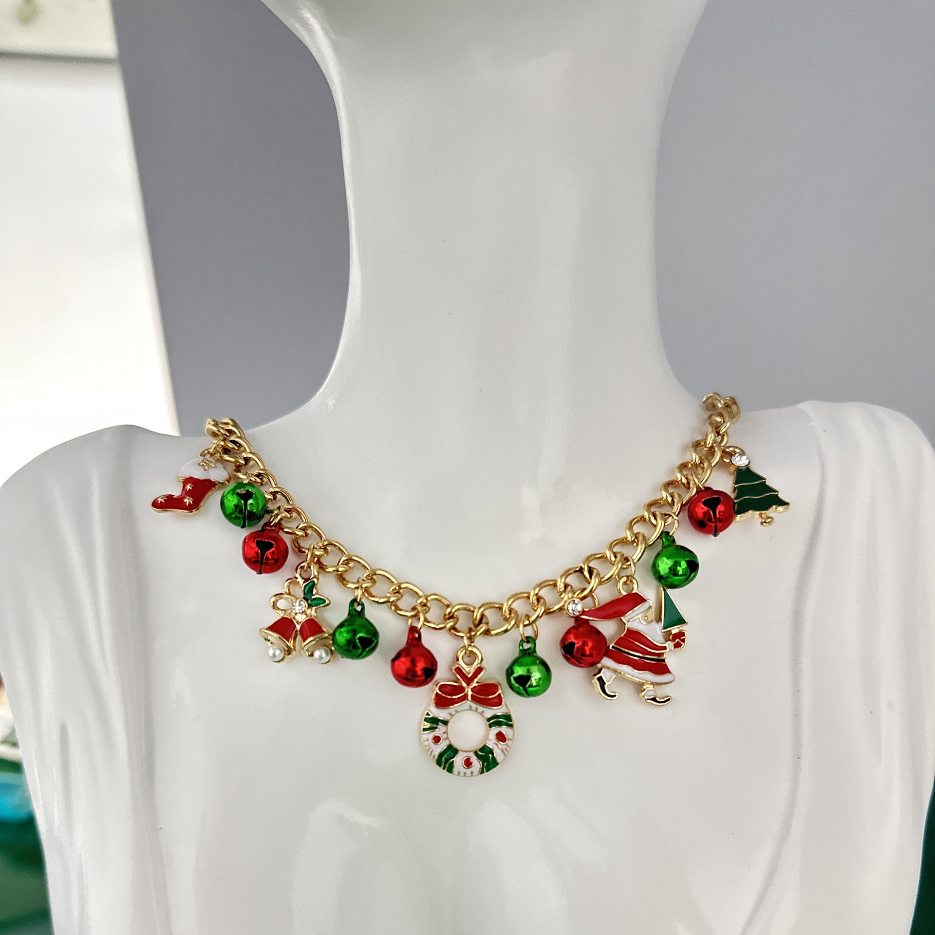 Wholesale Christmas Element Necklace