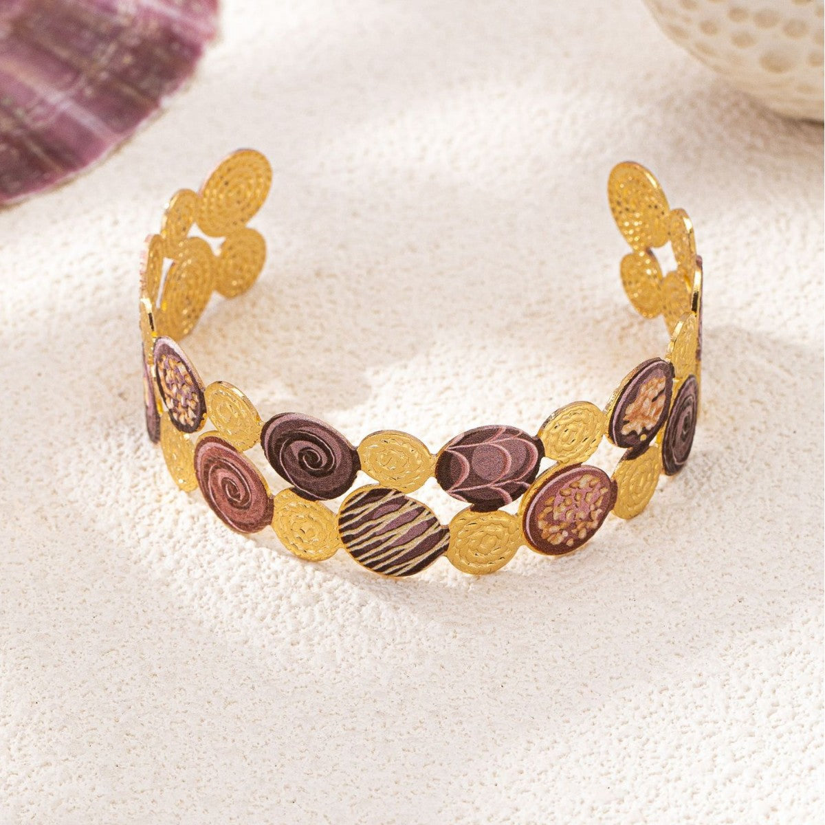 Wholesale Alloy Starfish Shell Geometric Bracelet For Women Everyday Party Vacation Jewelry Accessory