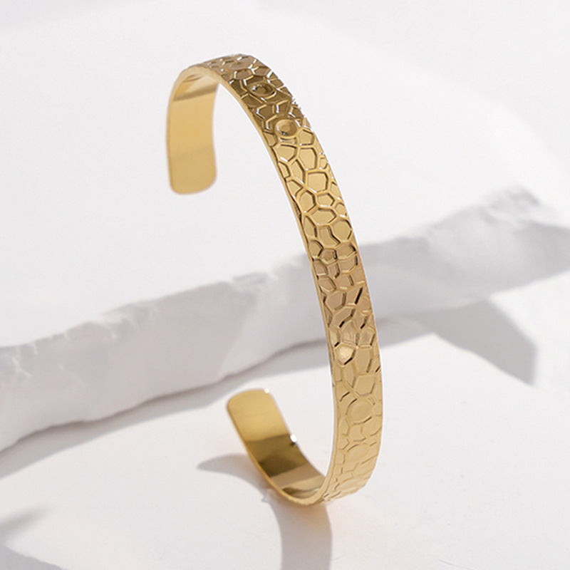 Wholesale Adjustable Stainless Steel Bracelets Open Bracelet ACC-BT-Manguo001