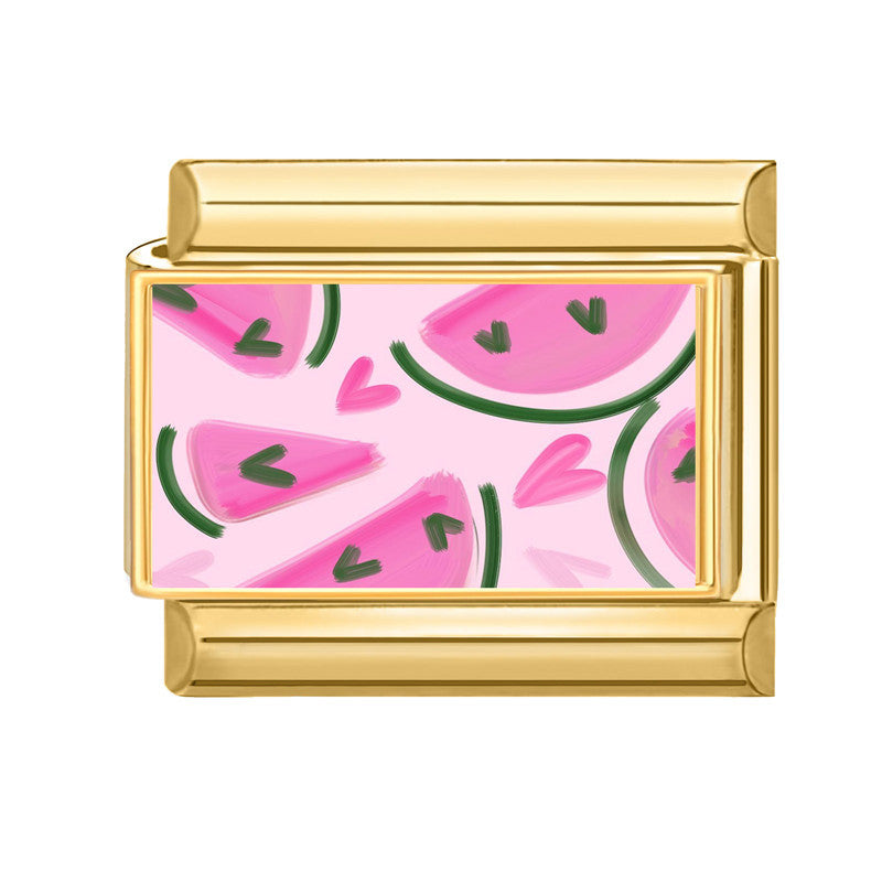 Wholesale 9mm Italian Charm Starter Bracelets DIY square Single Section Creative Stainless Steel Composable Bracelet