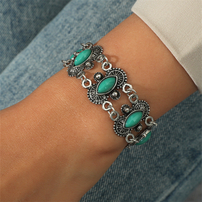 Wholesale Ethnic Turquoise Bracelets ACC-BT-JunJie005