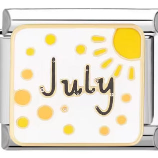 Wholesale 10pcs Italian Charm Bracelet 9mm DIY Splicing Removable Month Stainless Steel Composable Bracelet