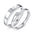 Wholesale Valentine's Day 925 Sterling Silver Pair of Love Pledge Opening Ring