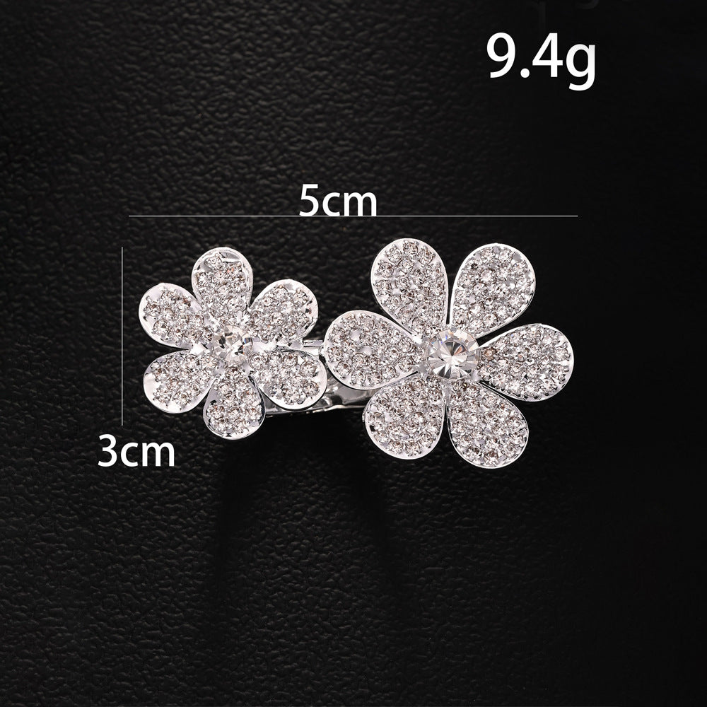 Wholesale Petal Ring Women's Index Finger Rhinestone Opening Ring