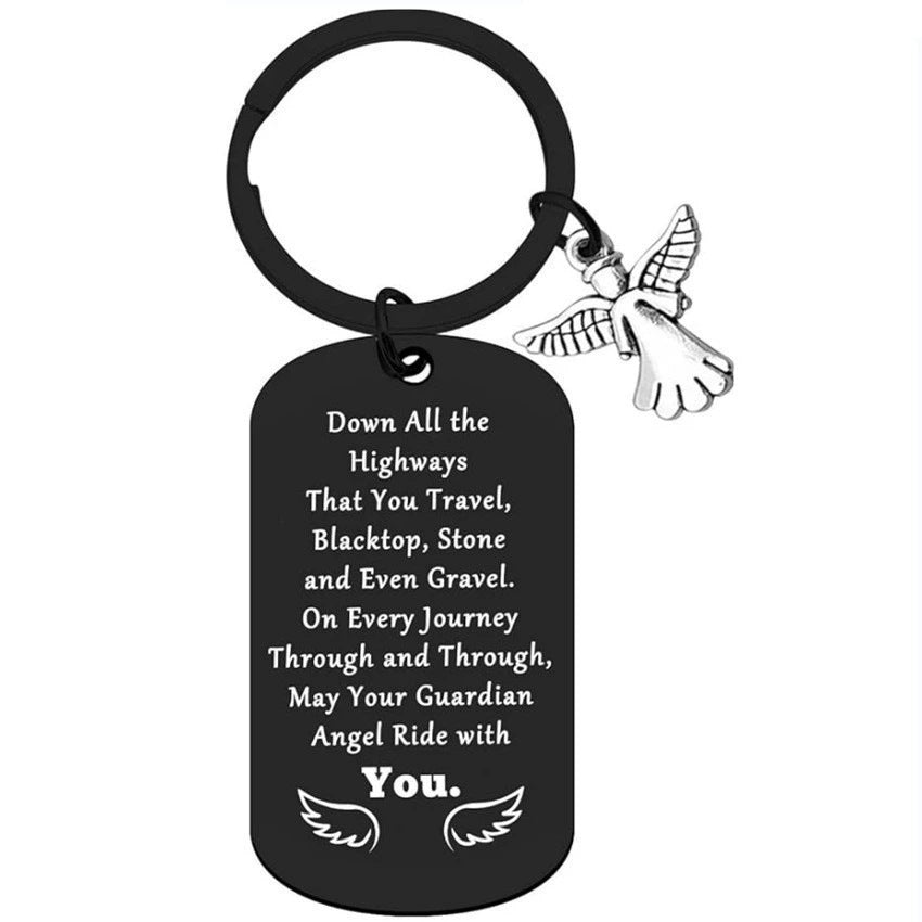 Wholesale  Stainless Steel Inspirational Creative Keychains