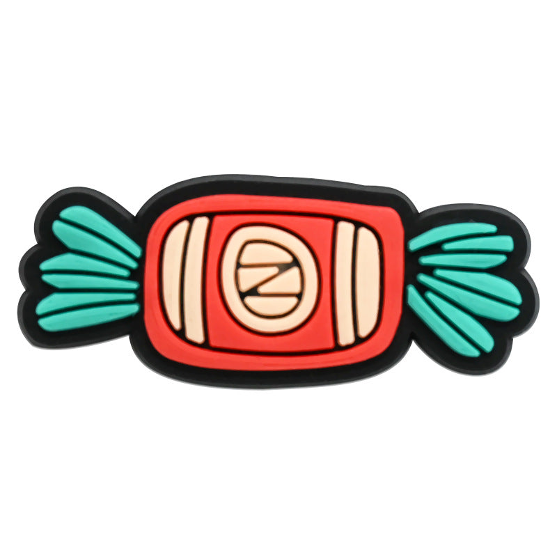 Wholesale Random 100pcs Cartoon PVC Soft Rubber Shoe Buckle Decoration ACC-SC-RYY070