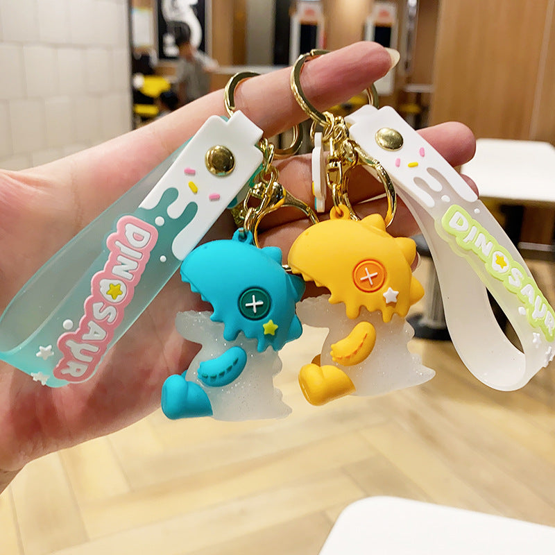 Wholesale Cartoon Cute Dinosaur PVC Keychain Cute Keychain ACC-KC-ErLu008