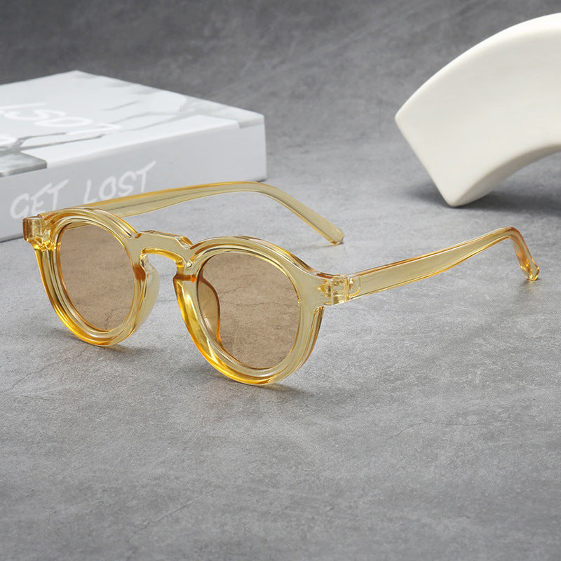 Wholesale  Retro Hip-hop Sunglasses  Round Frame Sunglasses