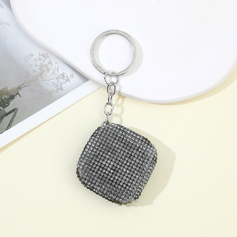 Wholesale Mini Portable 1 Meter Measuring Ruler Soft Ruler Telescopic Ruler Keychain Creative Keychain ACC-KC-ZhiYa017