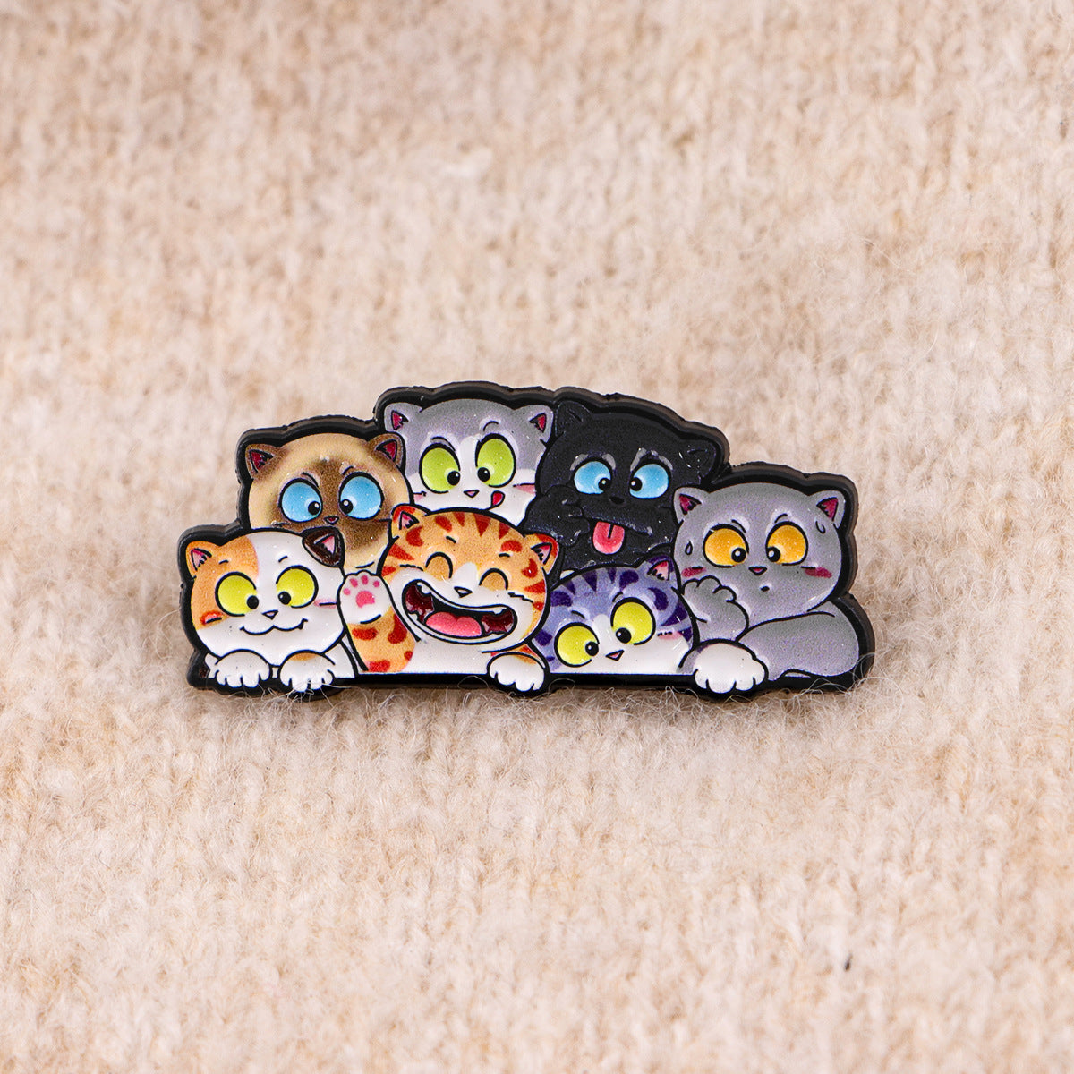 Wholesale Cartoon Kitten Brooch