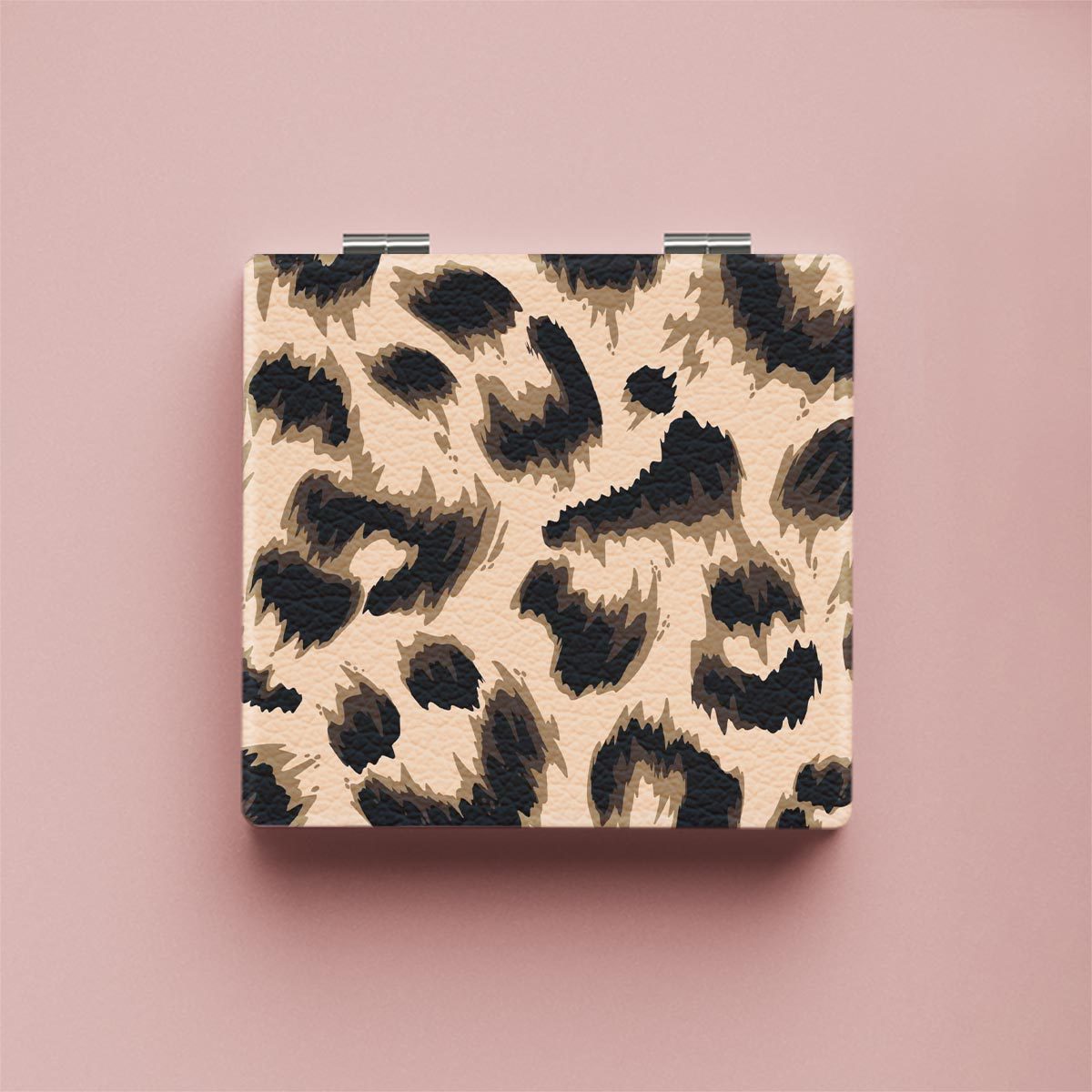 Wholesale Portable Cartoon Foldable Leopard Print Makeup Mirror ACC-MR-JiaS001