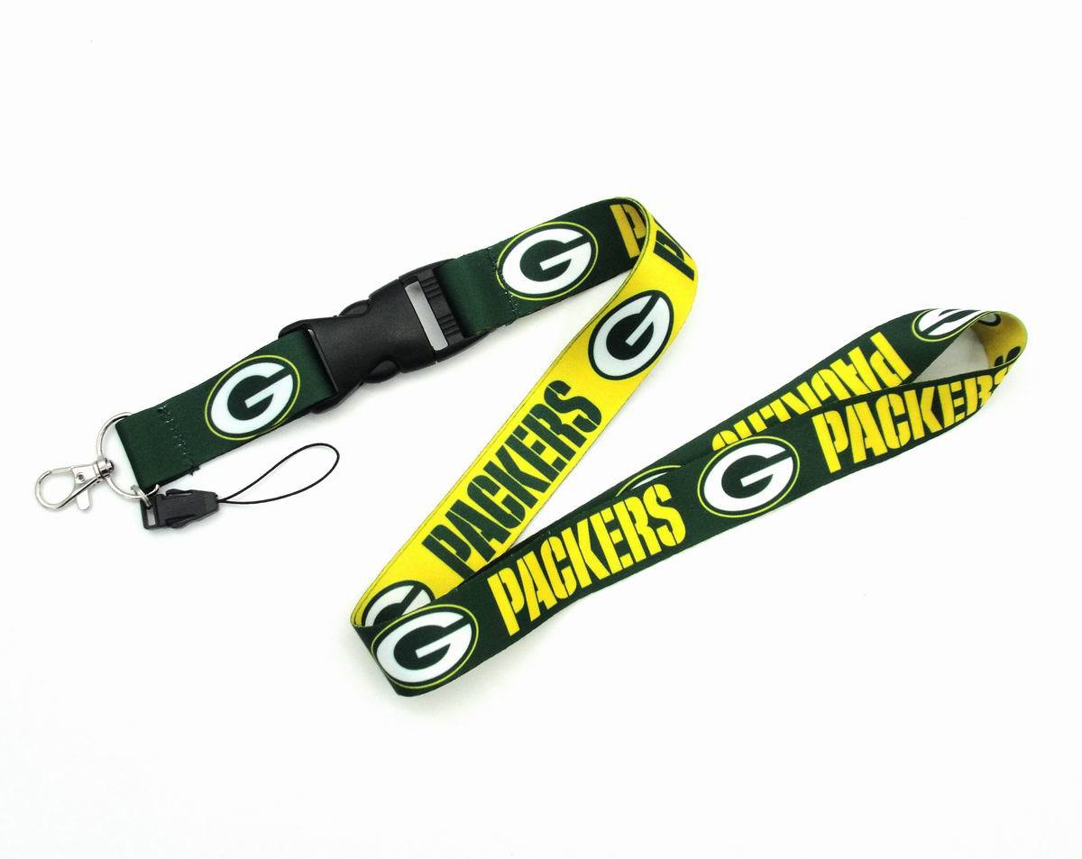 Wholesale Heat transfer football team Lanyard Keychain