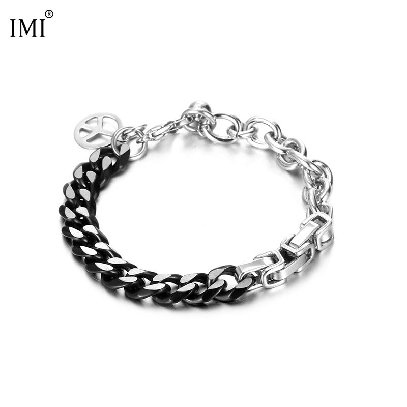 Wholesale Cuban Chain Titanium Steel Bracelet ACC-BT-Yixin008