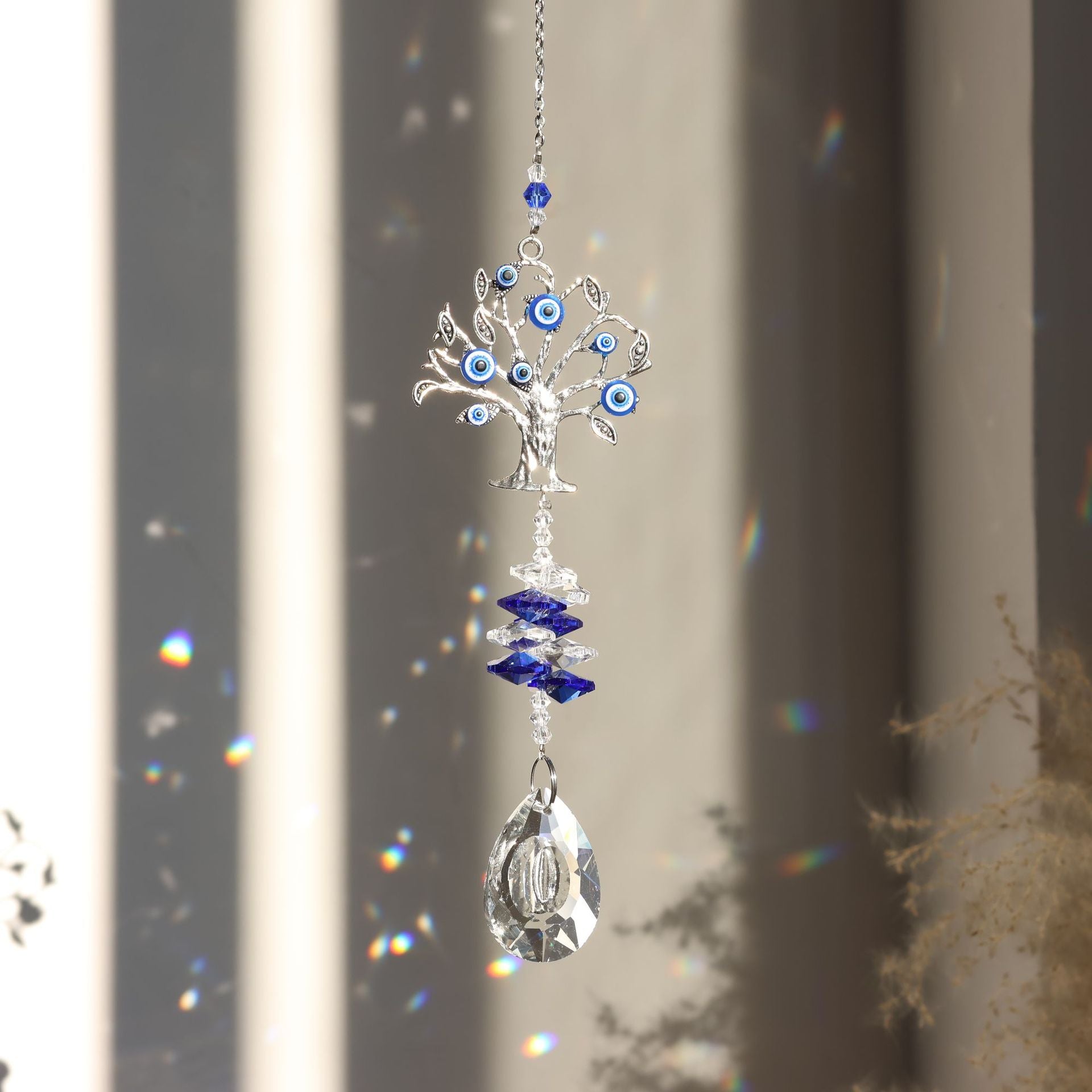 Wholesale Devil's Eye Suncatcher Life Tree Window Hanging Decorations