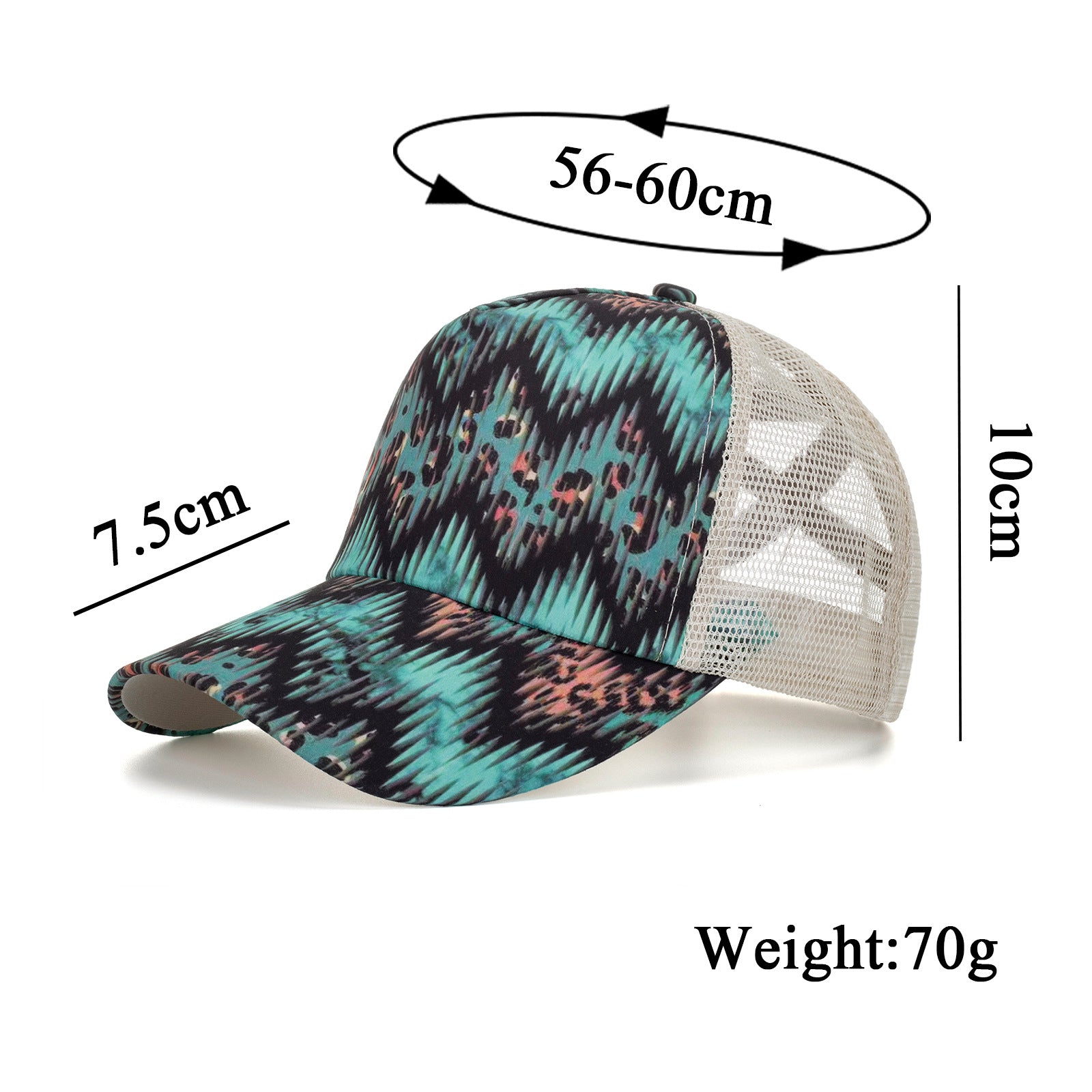 Wholesale Wave Stripe Cross Mesh Baseball Cap Curved Brim Sun Hat Casual Summer Fashion Accessory Boutique Resale Gift