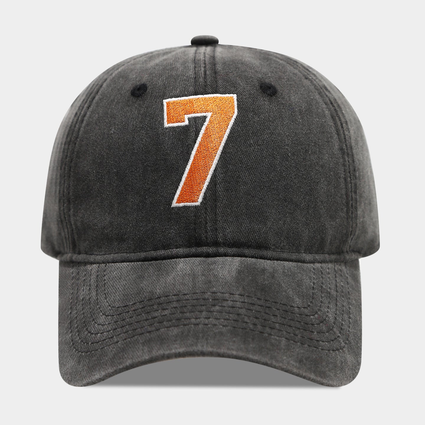 Wholesale Retro Washed  10 Number  Baseball Cap