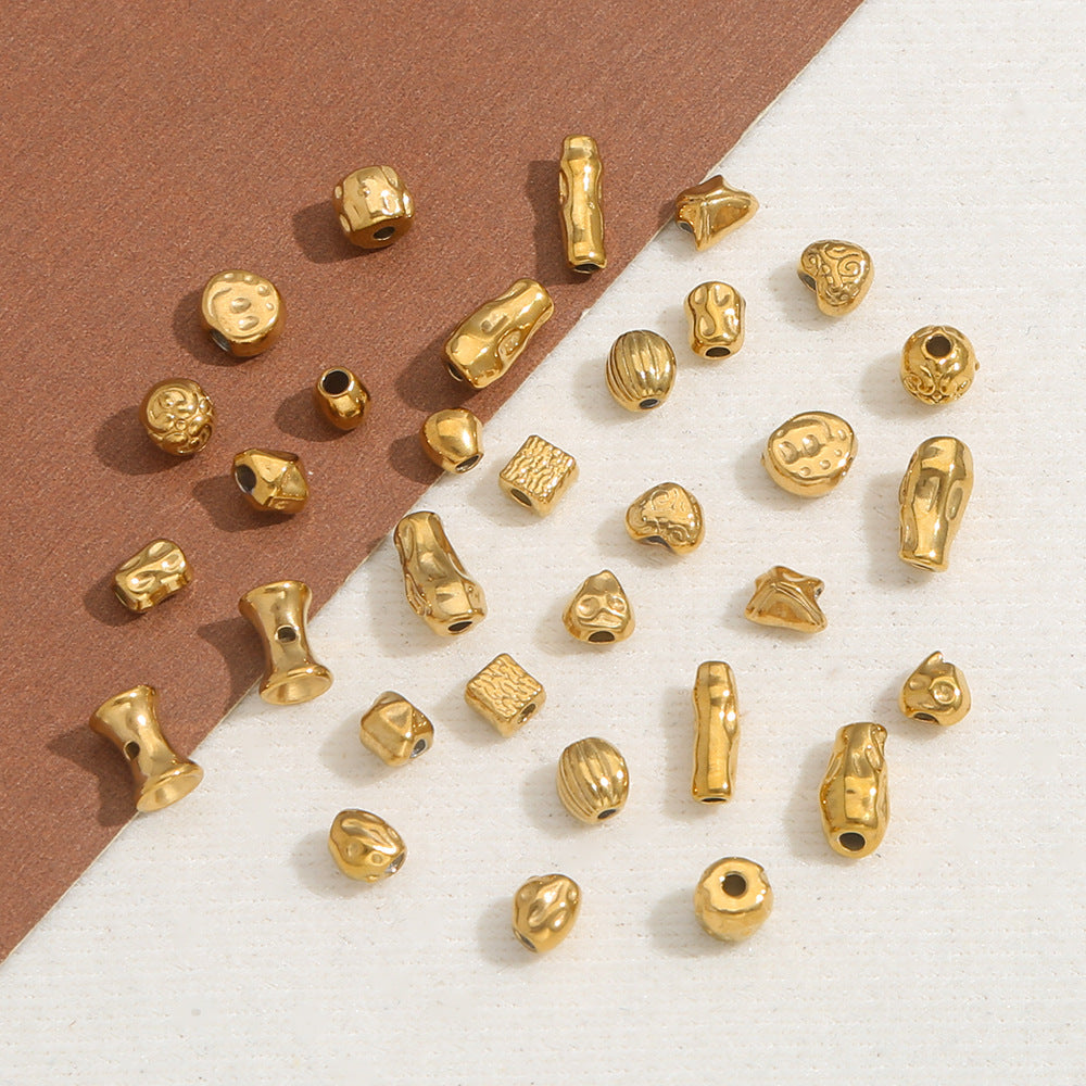 Wholesale 20pcs/pack stainless steel baroque wind beads