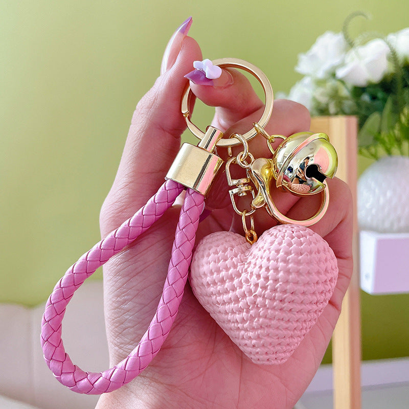 Wholesale Resin Yarn Love Keychain ACC-KC-YanG002