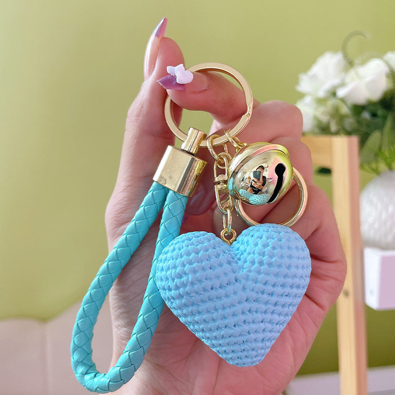 Wholesale Resin Yarn Love Keychain ACC-KC-YanG002