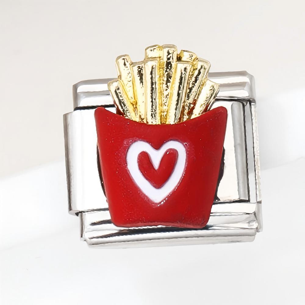 Wholesale 10pcs Italian Charm Bracelet 9mm DIY Splicing Cute Creative Stainless Steel Composable Bracelet