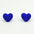 Wholesale  Simple Color Heart Acrylic Earrings