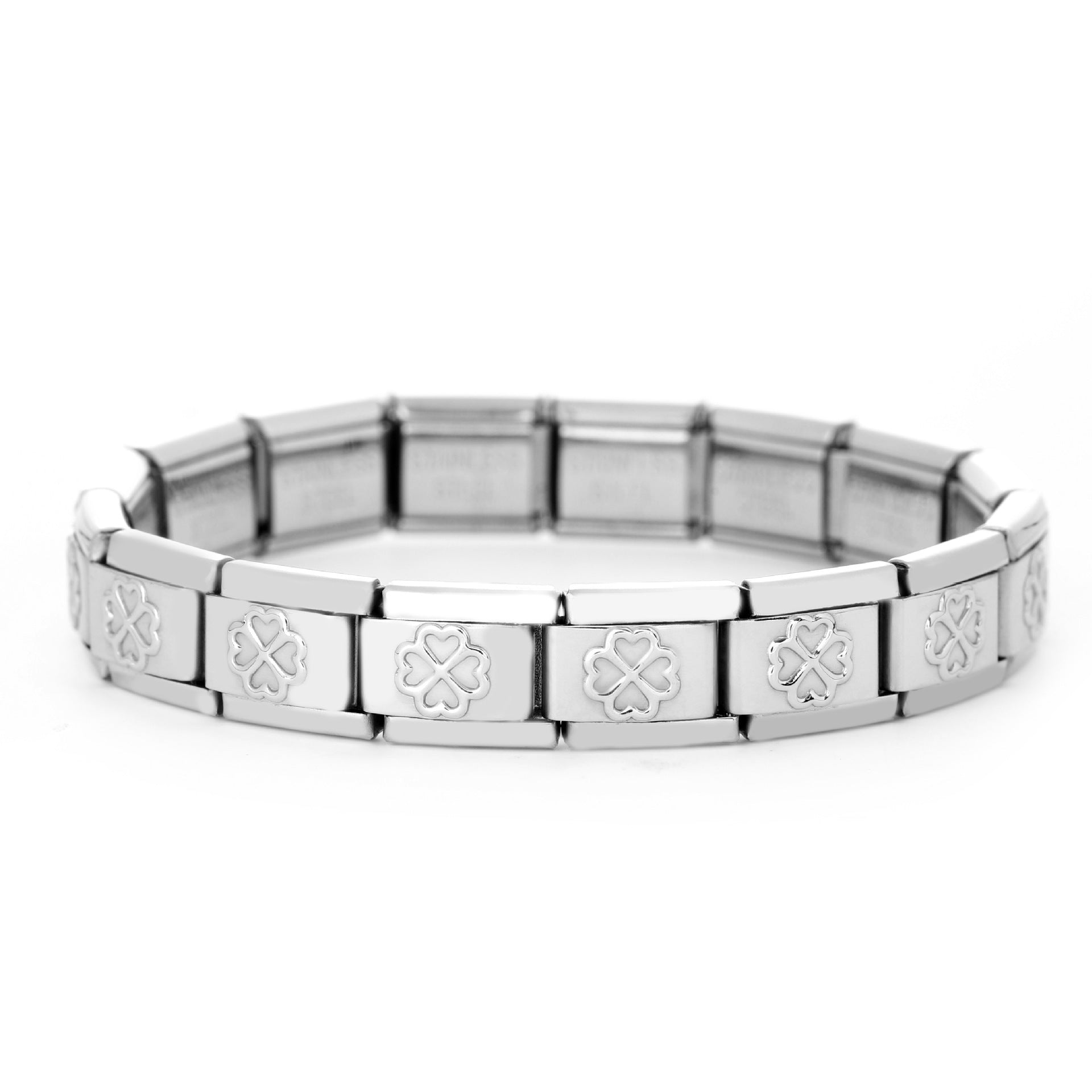 Wholesale Italian Charm Bracelet 9mm DIY Splicing Removable Stainless Steel Arch Bridge Composable Bracelet ACC-BT-XY055