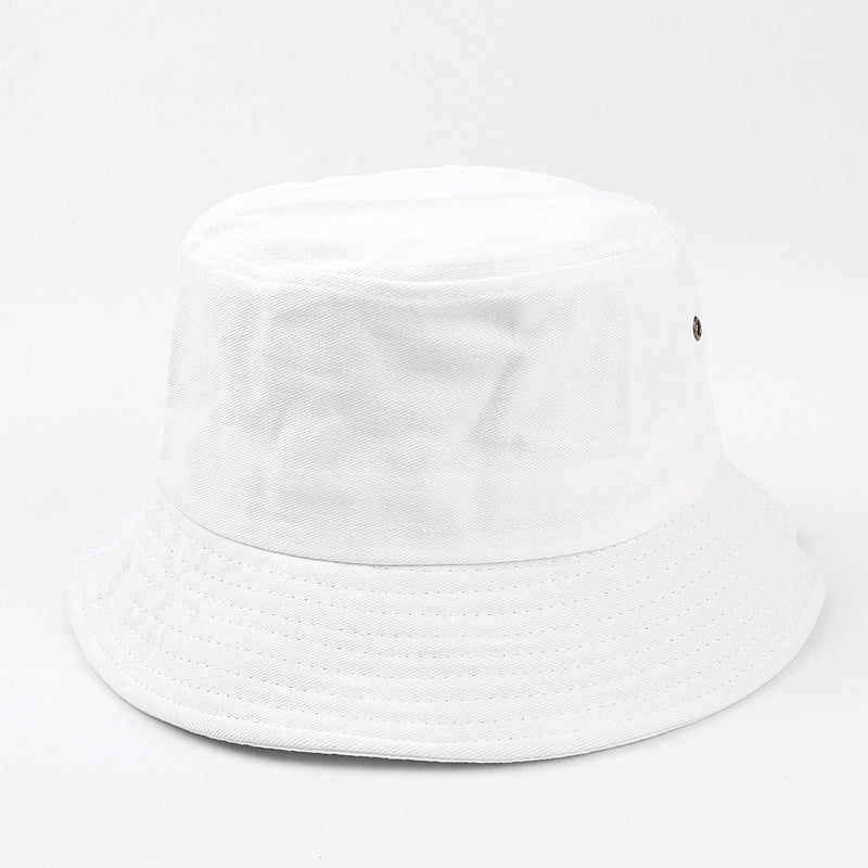 Wholesale Washed Light Basin Hat Cotton Solid Color Retro Bucket Hat ACC-HT-LueLan008