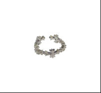 Wholesale Vintage Crow Heart Cross Ring,  Double Layer,  Alloy,  Unisex Jewelry Accessory
