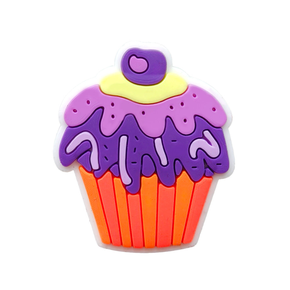 Wholesale Random 10pcs Cute Cartoon Candy Series Shoe Accessories Shoe Charms