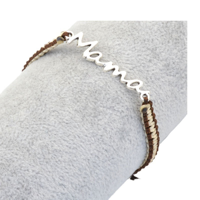 Wholesale  10pcs Mother's Day Lover Gift Jewelry Woven Bracelet