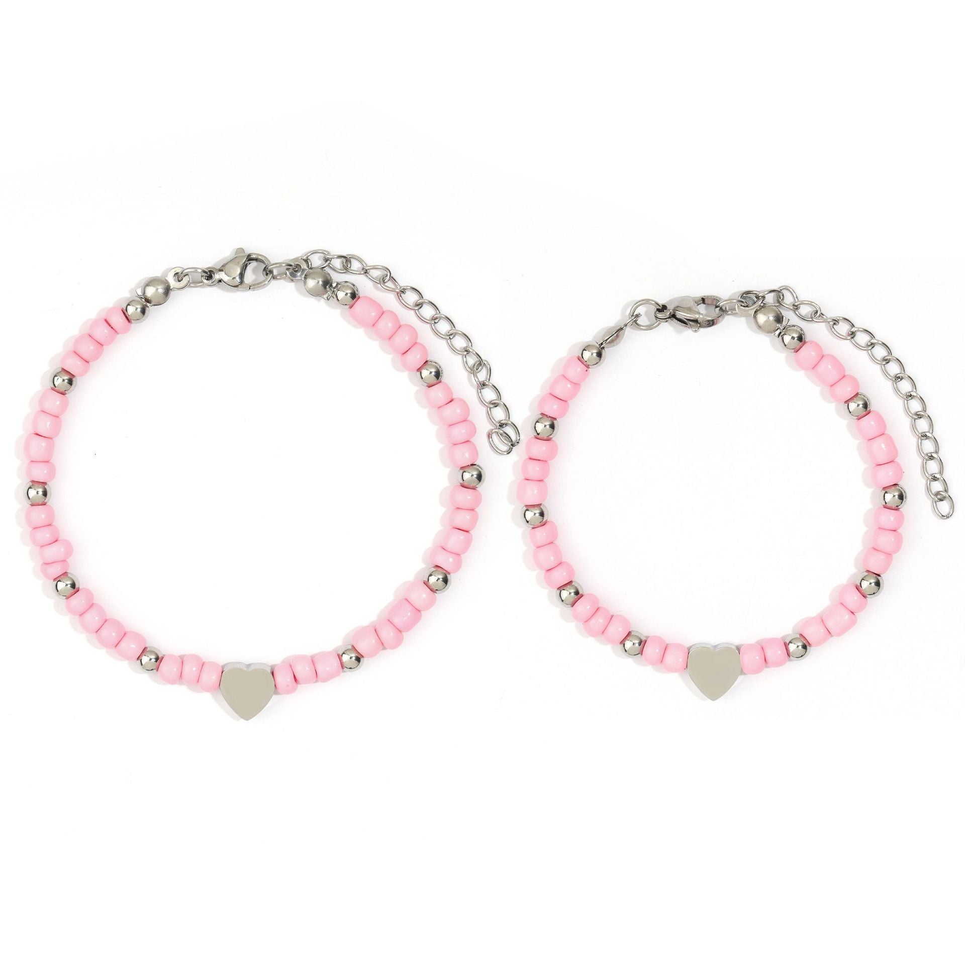 Wholesale  Love Bracelet Gold Plated Adjustable Crystal Beads Bracelet