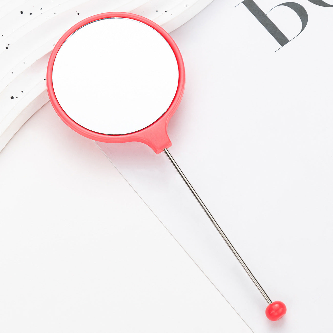 Wholesale DIY Beadable Handheld Mirrors Mini Round for DIY Beaded Crafts