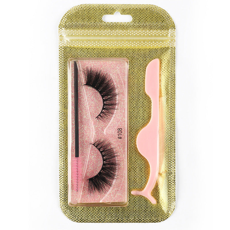 Wholesale Natural Thick 3d False Eyelashes ACC-FS-LJL001