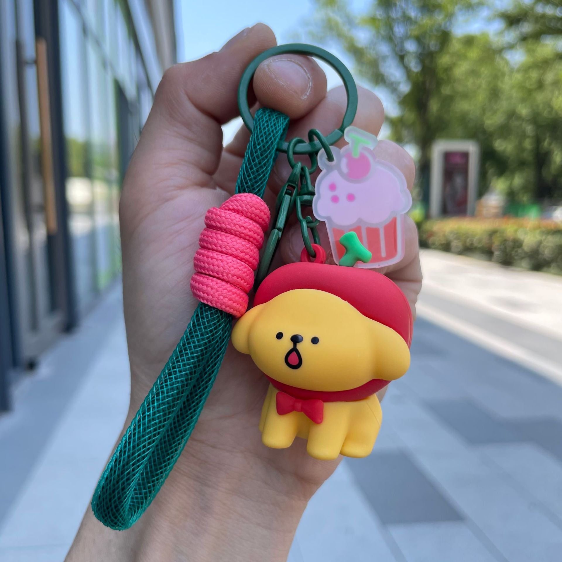 Wholesale Cartoon Cute Puppy Silicone Keychains ACC-KC-Yaop001